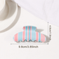 Beau - Striped PVC Updo Hair Clip