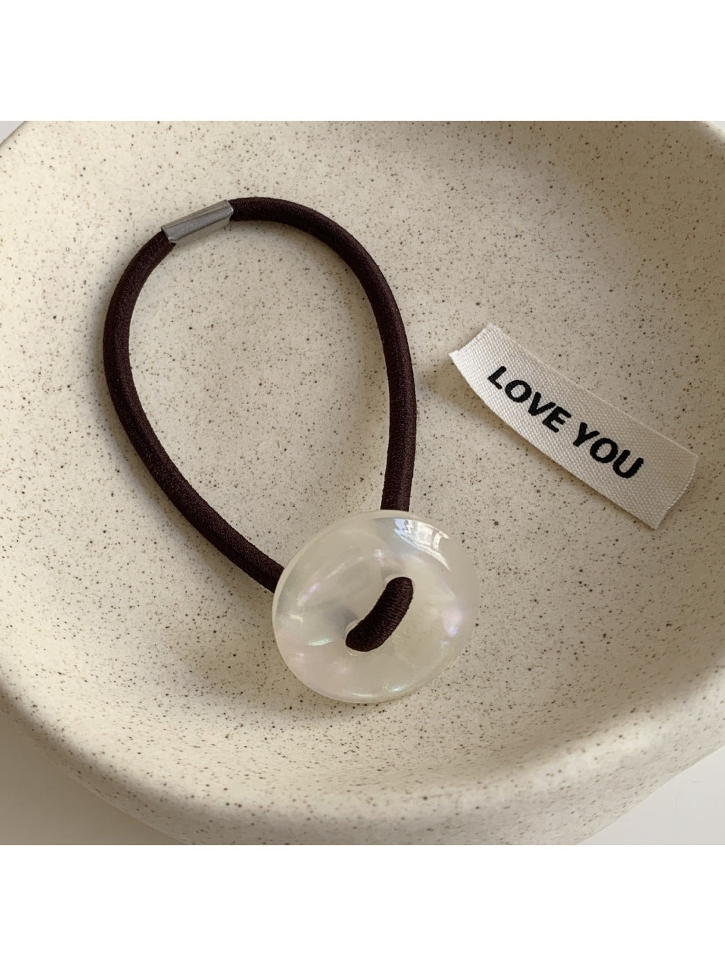 Gifty - Gradient Button-Shaped Hair Tie