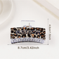 Beau - Vintage Leopard Print Curved Claw Clip