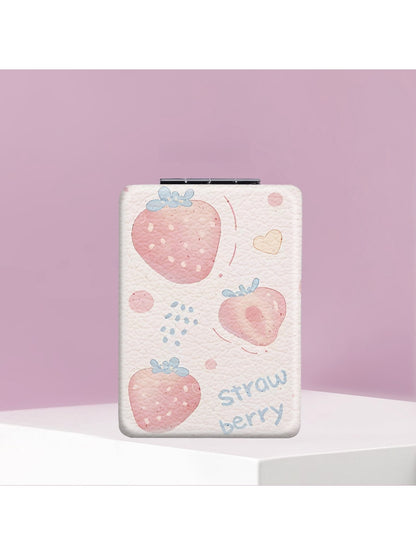 Mirroray - Cherry Print Foldable Touch Up Handheld Mirror
