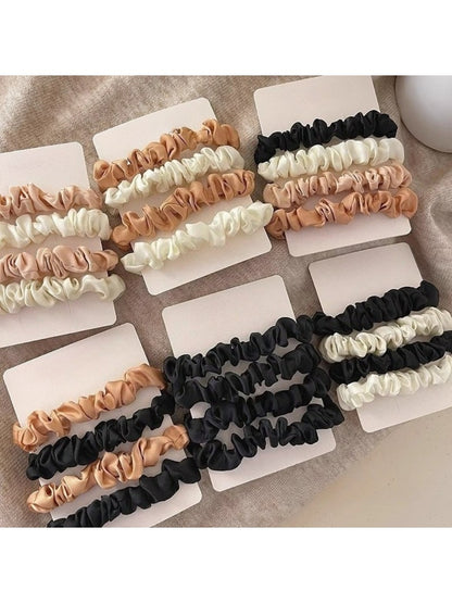 Gifty - 4 Pack Solid Color Hair Ties