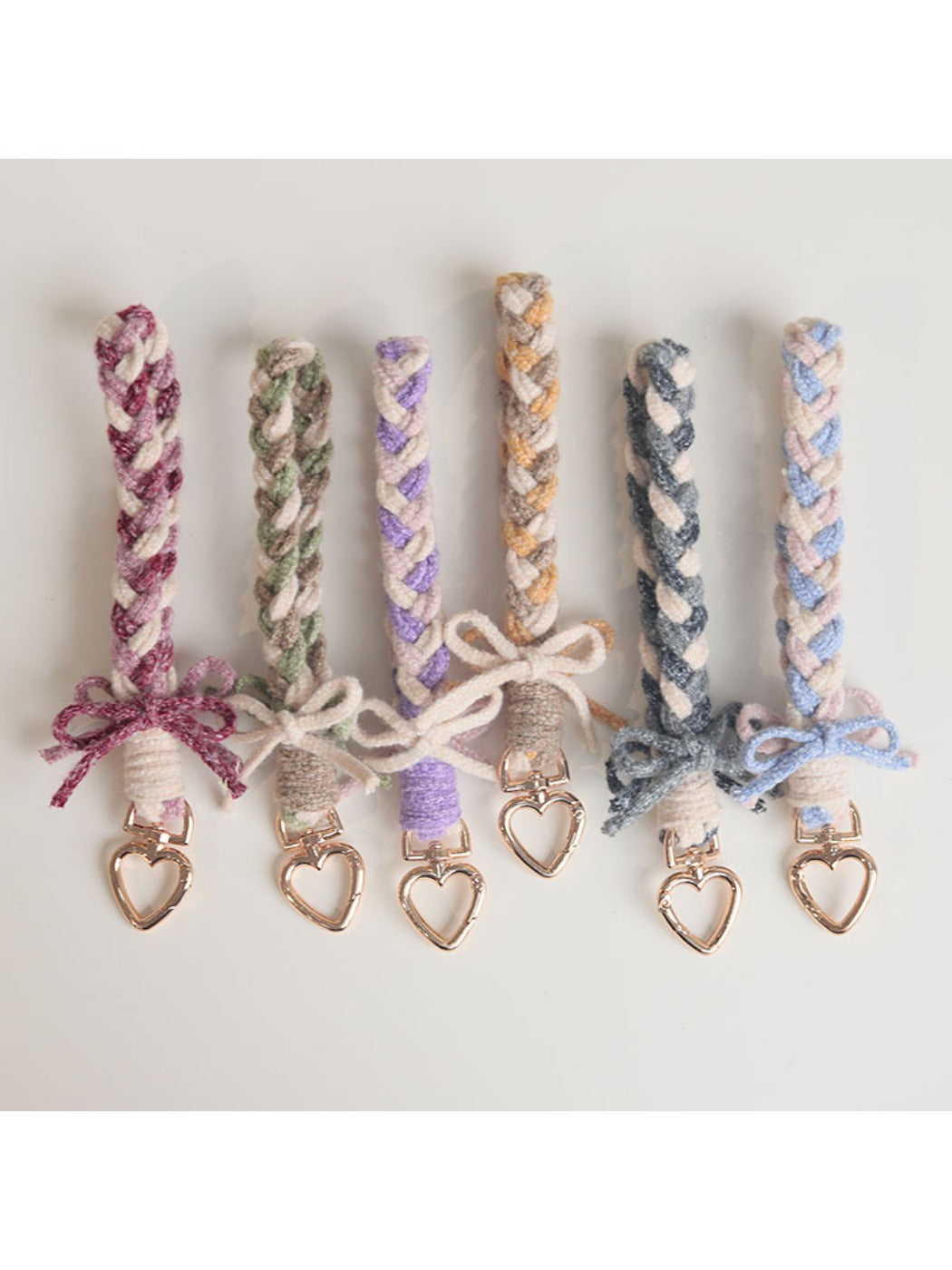 Keypus - Cute Plush Bow Lanyard Keychain Soft