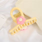 Beau - Retro Floral Bow Shape Hair Section Claw Clip