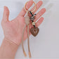Keypus - Exquisite Heart Pendant Keychain