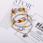 Lovra - Bohemian Beaded Wide Braid Bracelet