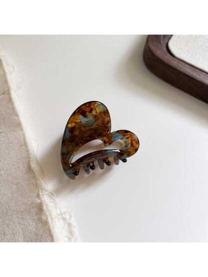 Beau - Vintage Openwork Heart Hair Claw Clip