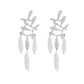 Earedge - Hollow Irregular Drop Dangle Earrings