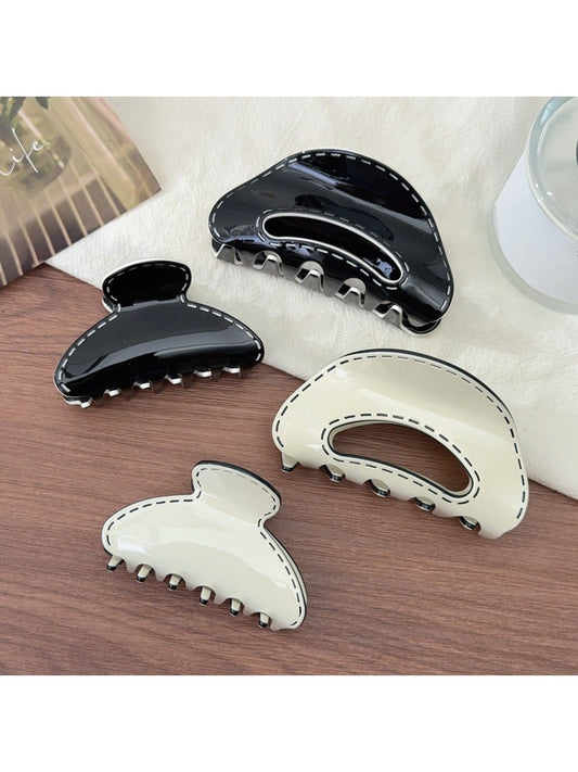 Beau - Minimalist Half Moon Cutout Hair Claw