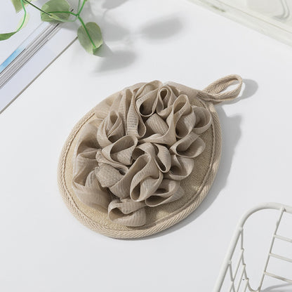 Papo - Ruffled Oval Hanging Polyester Shower Bath Pouf