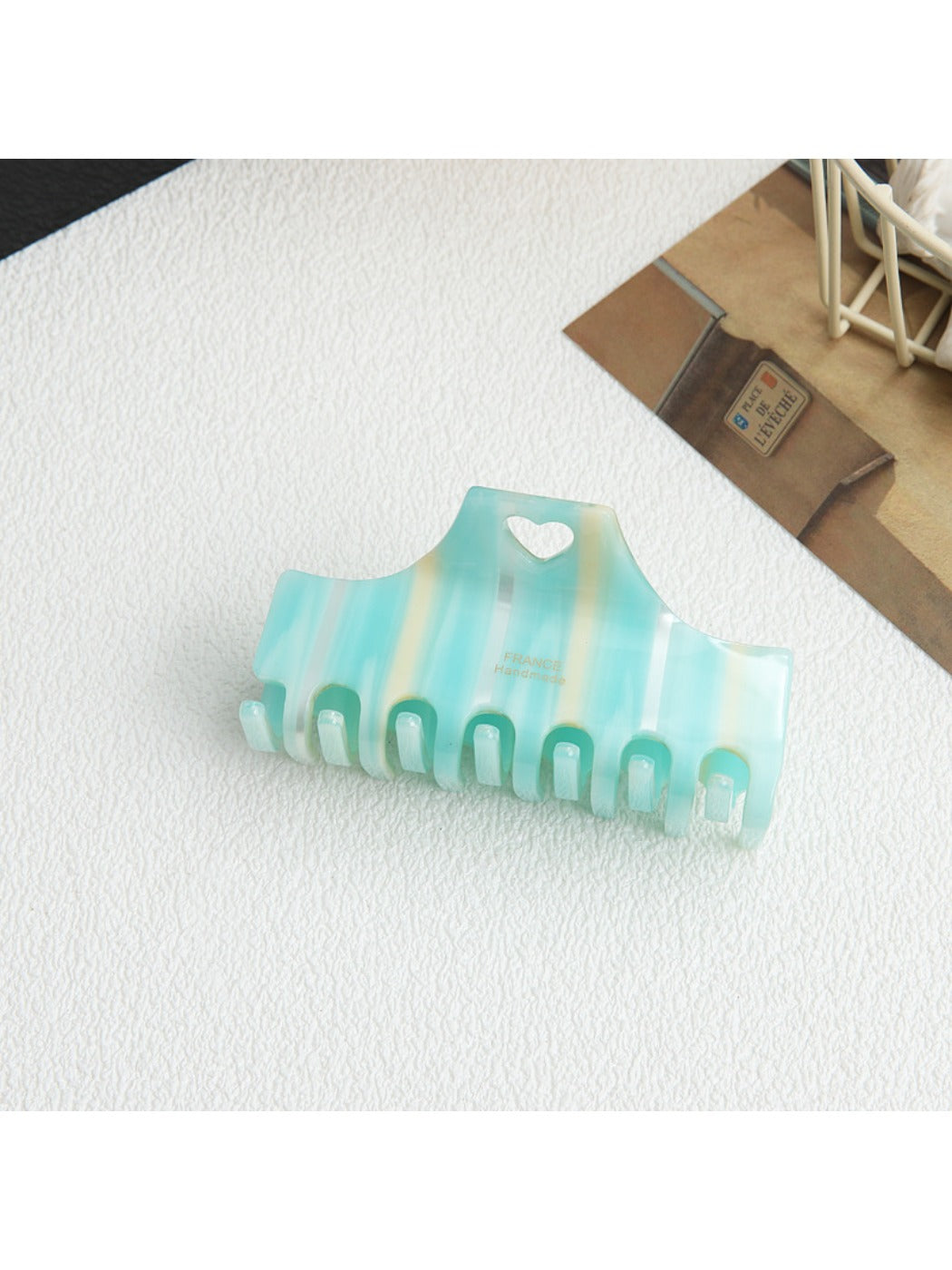 Beau - Chic Striped Claw Clip