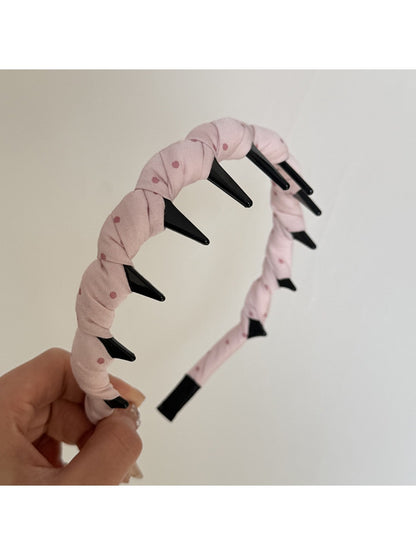 Gifty - Minimalist Polka Dot Long Tooth Headband