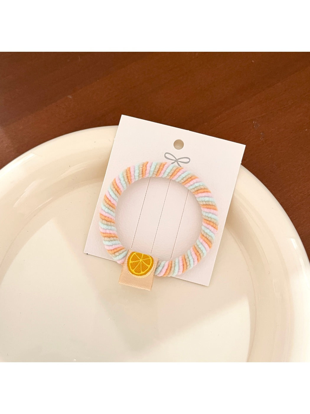 Gifty - Colorful Fruit Pattern Hair Ties for Women