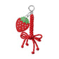Keypus - Red Strawberry and Apple Charm Keychain