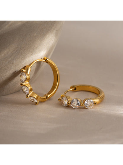 Earedge - Delicate Minimalist Hoop Earrings