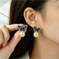 Earedge - Vintage Openwork Butterfly Stud Earrings