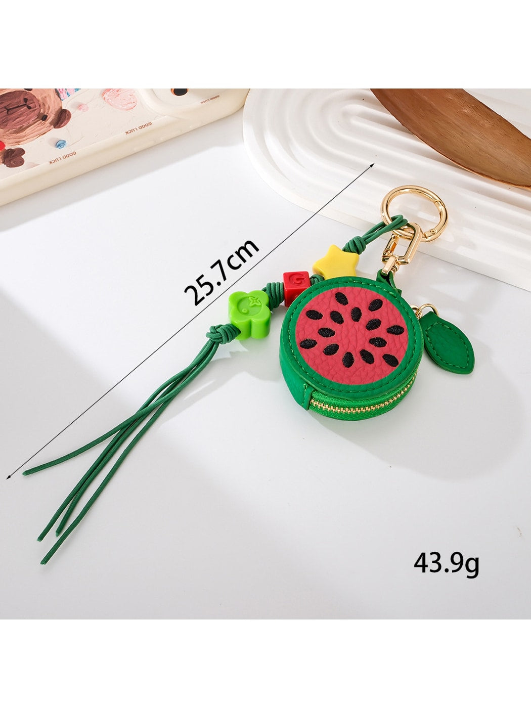 Keypus - Cute Fruit-Shaped Phone Bag Charm Keychain