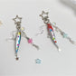Keypus - Segmented Beaded Look Fish Bag Charm Keychain