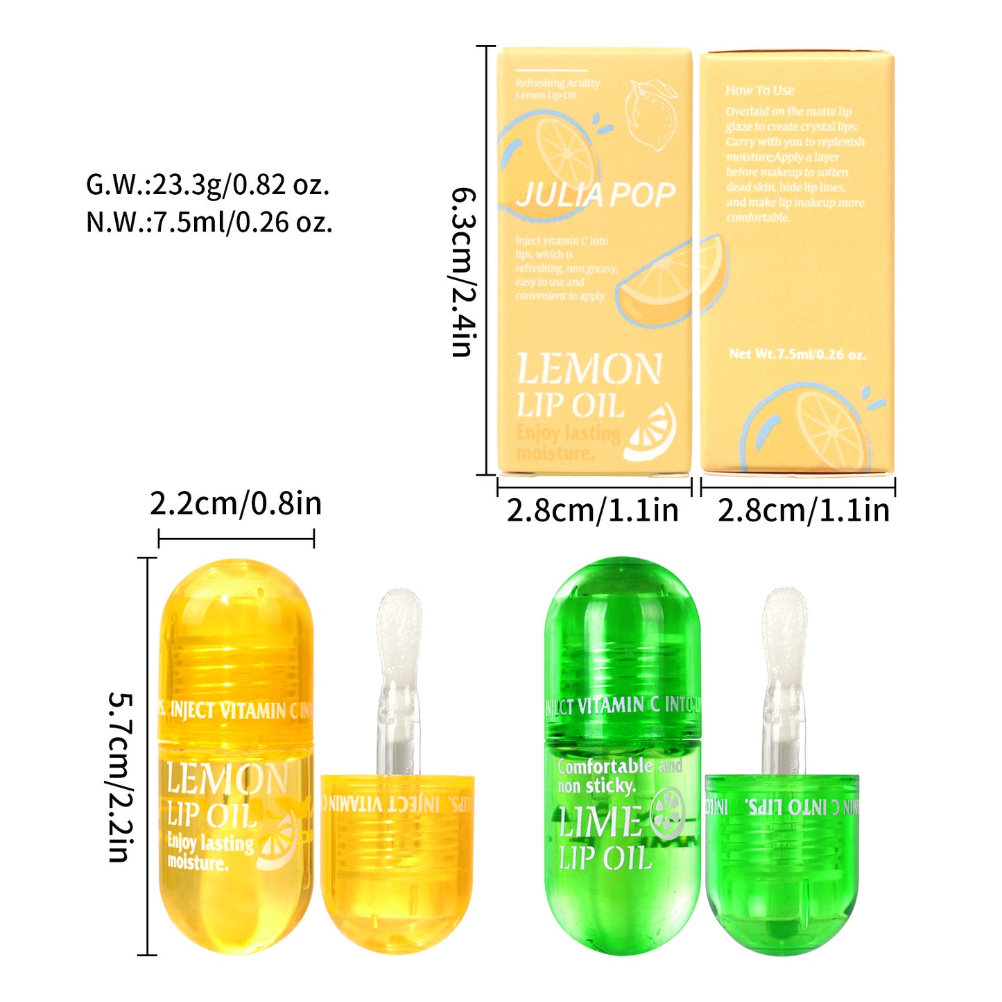 Refreshing Acidity Lemon Lip Oil