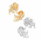 Earedge - Vintage Style Alloy Flower Dangle Earrings