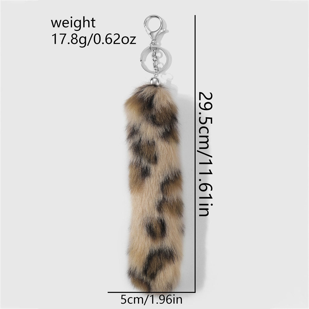 Keypus - Retro Y2K Animal Print Tail Keychain