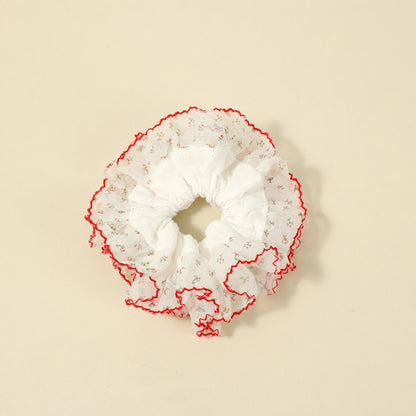Gifty - Spring Floral Lace Scrunchie
