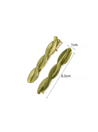Beau - Creative Braided Shaped Acetate Hair Clip