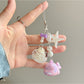 Keypus - Beaded Ocean Whale Accent Bag Charm Keychain