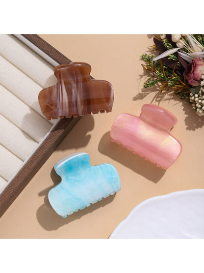 Beau Sweet Beautiful Hair Clip in soft pink with gold accents on a white background