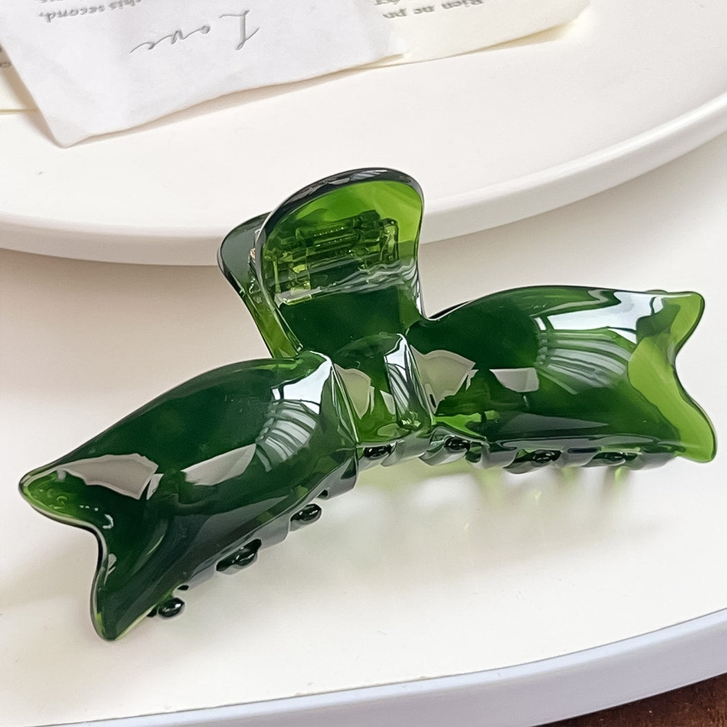 Beau - Elegant Bow Shape Acetate Hair Claw Clip