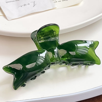 Beau - Elegant Bow Shape Acetate Hair Claw Clip