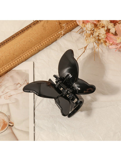 Beau - Vintage Leopard Print Butterfly Claw Clip