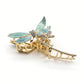 Close-up of Beau elegant dragonfly shaped hair clip with intricate wing details