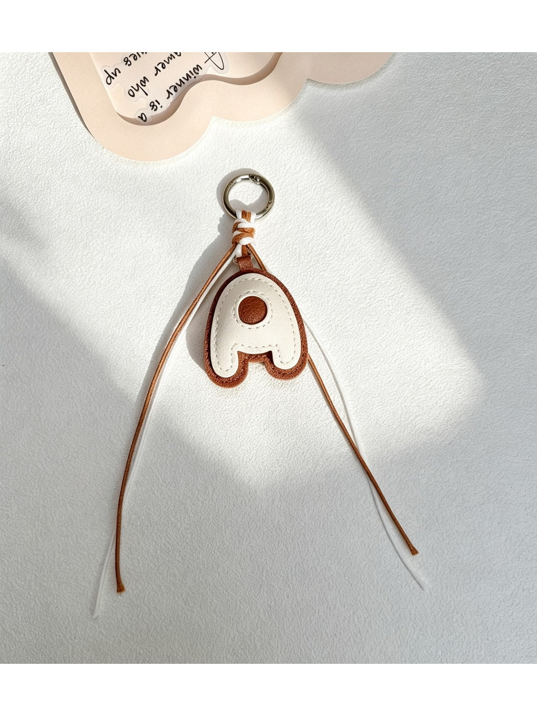 Keypus - Modern Minimalist Letter Bag Charm Keychain