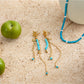 Earedge - Vintage Floral Chain Earrings