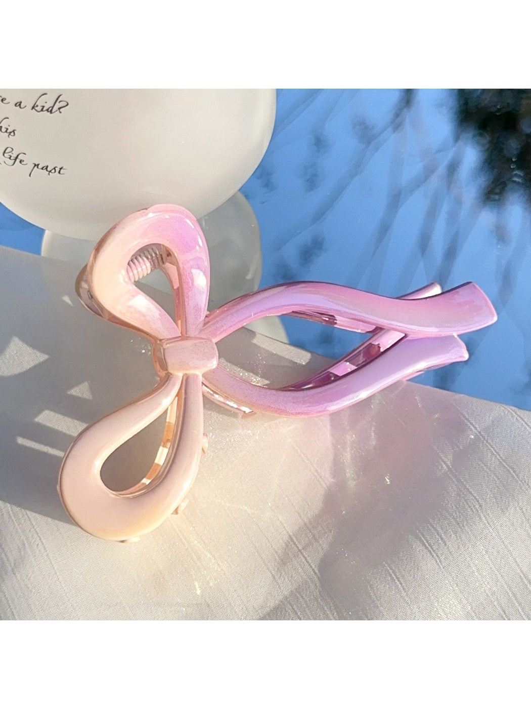 Beau - Gradient Plastic Square Shape Claw Clip