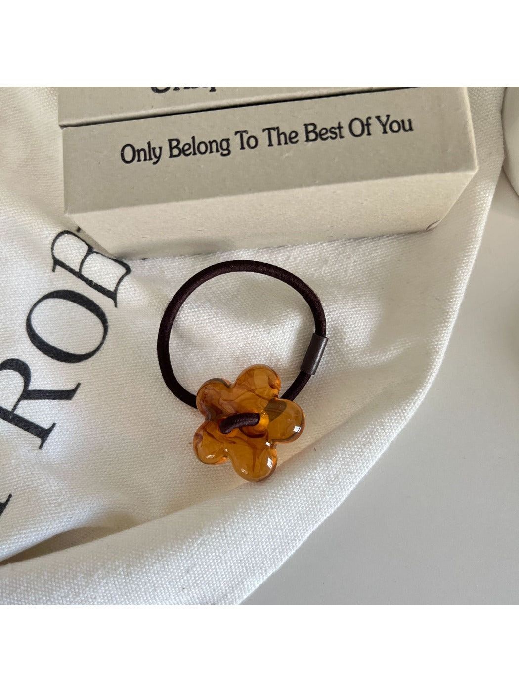 Gifty - Solid Floral Hair Tie