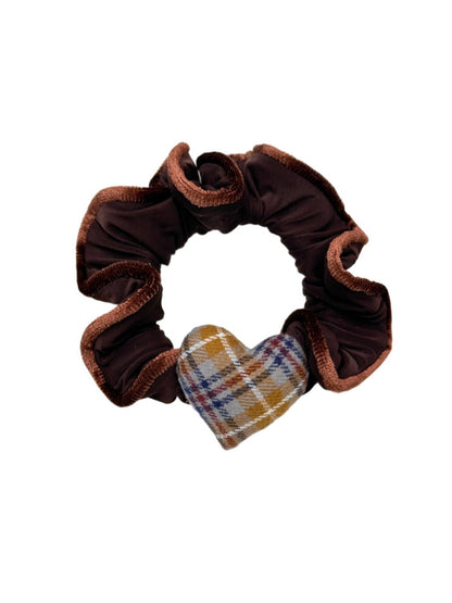Gifty - Brown Heart Shaped Hair Tie