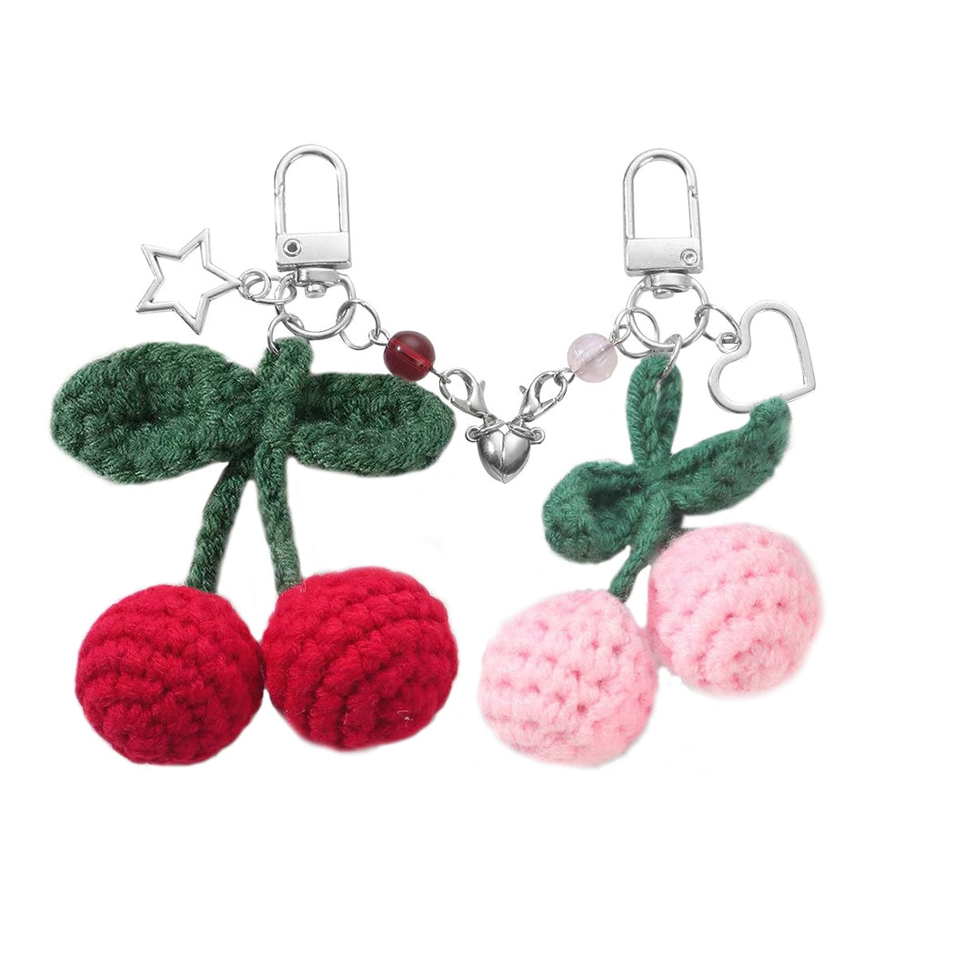 Keypus - Sweet Decorative Cherry Keychain Set