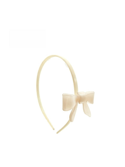 Gifty - Minimal Bow Accent Acetate Fiber Headband