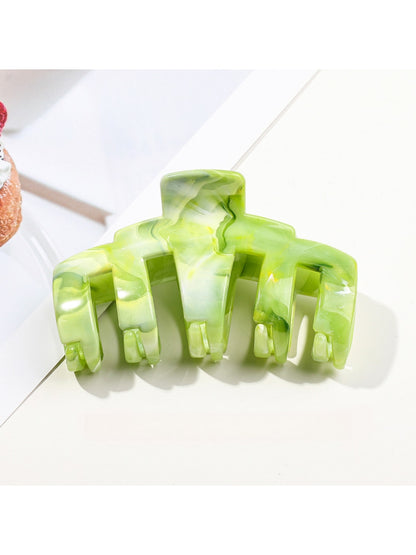 Beau - Geometric Marbled PS Alloy Hair Claw Clip
