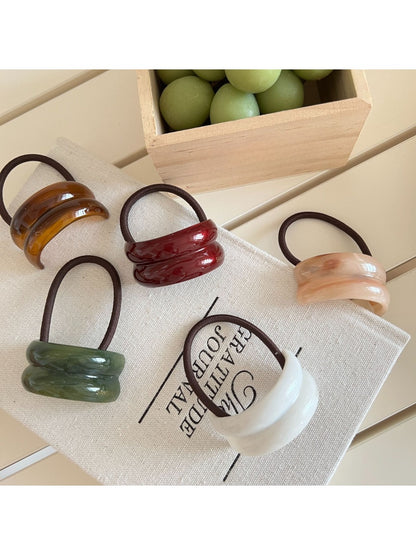 Gifty - Vintage Double Layer Curved Hair Tie