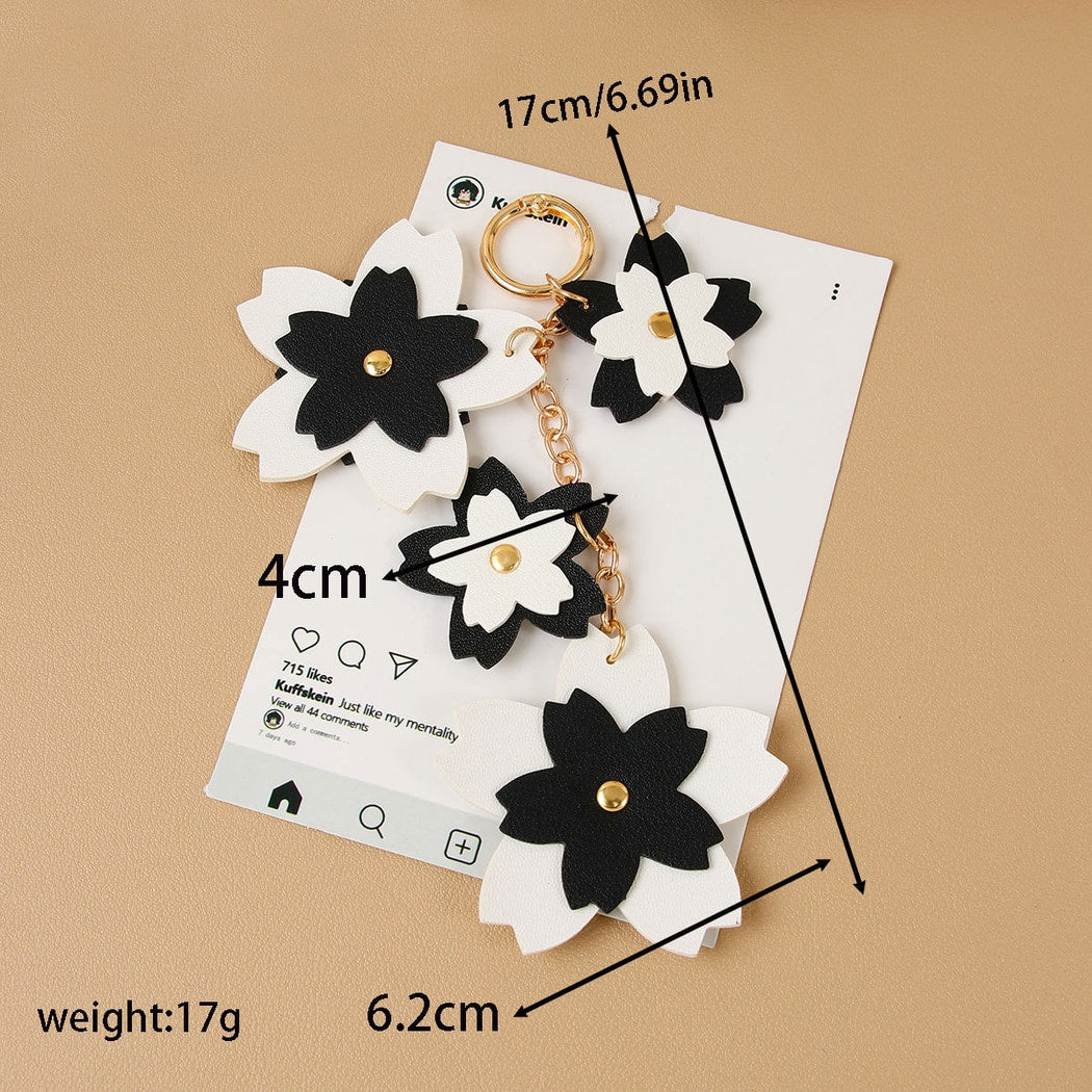 Keypus - Cherry Blossom PU Alloy Keychain
