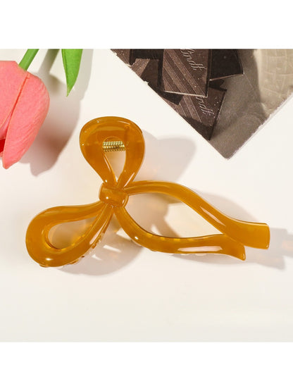 Beau - Large Hollow Out Bow Style Claw Clip