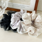Gifty - Oversized Satin Mesh Edge Hair Scrunchie
