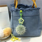 Keypus - Single Pompom Bag Charm Keychain
