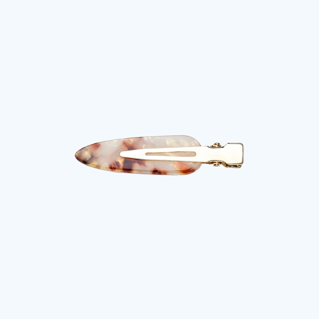 Beau - Vintage Marbled Tapered Hair Clip