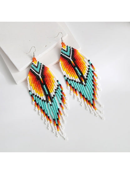 Earedge - Bohemian Ombre Tassel Earrings