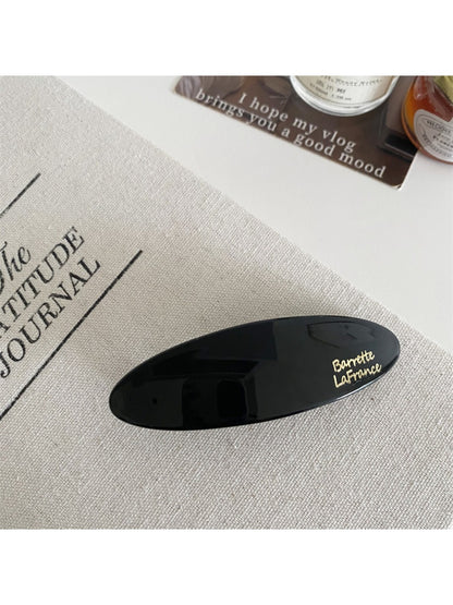 Beau - Brown Oval Hair Clip