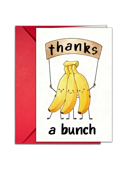 Carduria - Fruit Pattern Thank You Greeting Card