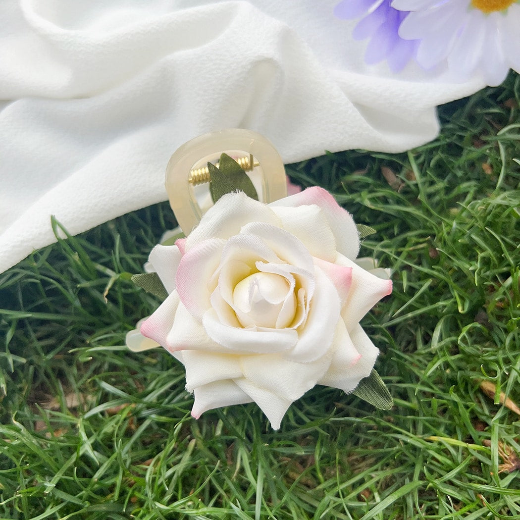 Beau - Bright Rose Shape Sweet Style Claw Clip